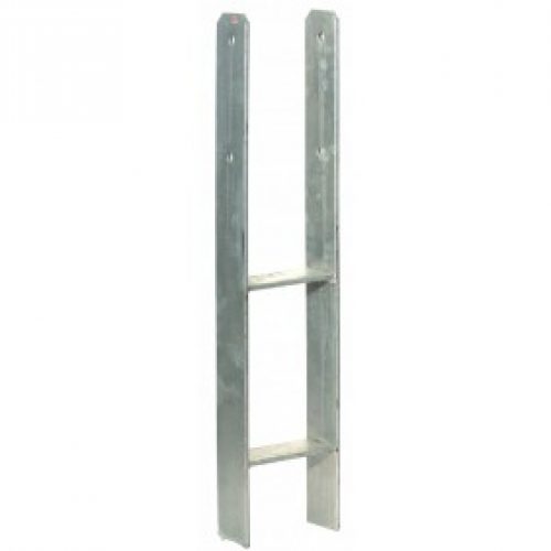 Ancrage en H à sceller pour poteau bois-  PP490