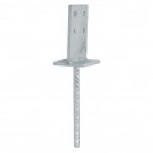 Ancre de poteau en T – Ø 16 mm – 200 x 80 mm – GAH Alberts