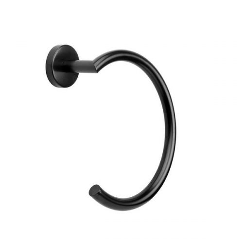 Anneau porte-serviette DARK noir mat