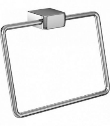 Anneau porte-serviette emco trend chromé, rigide
