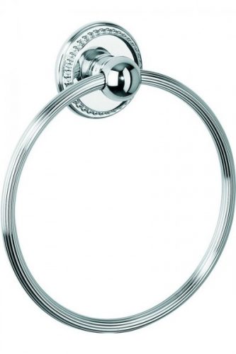 Anneau Porte Serviette Perlrand Cristal en cristal Or Jado