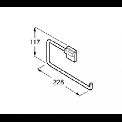 Anneau porte-serviettes Rubik Roca