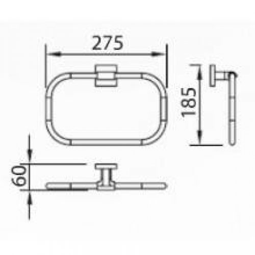 Anneau porte-serviettes Urban