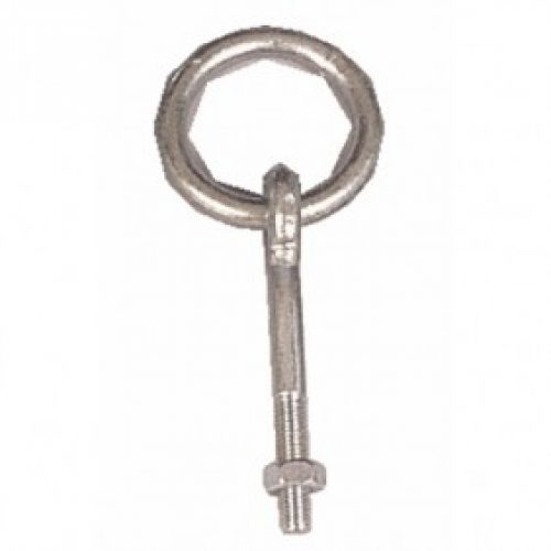 Anneaux d&rsquo;écurie à écrou – acier zingué blanc