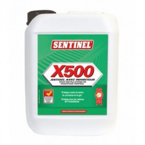 Antigel et inhibiteur X500 pour installations de chauffage central