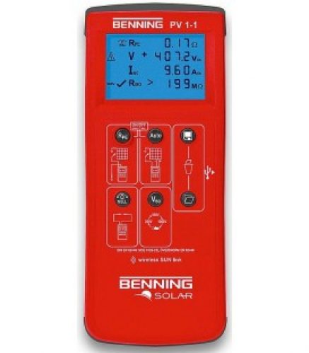 Appareil de mesure photovoltaique Benning PV1-1 Ref-N° 050421