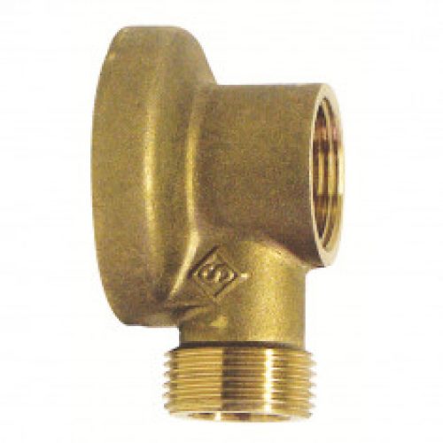 Applique murale en laiton sans écrou – Mâle 3/4&Prime; (20/27)