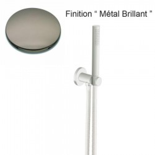 APPLIQUE PRISE D&rsquo;EAU DOUCHETTE FLEXIBLE METAL BRILLANT – CRISTINA ONDYNA PD47580