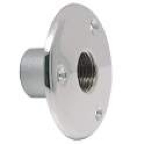 Applique traversée de cloison, femelle femelle 15×21, chromée