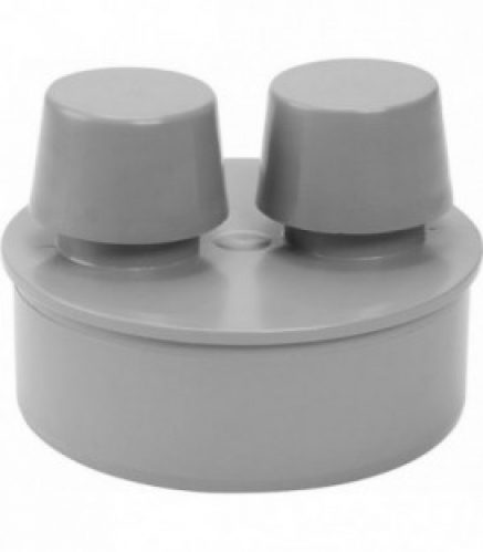 Aérateur Airfit en PP pour tuyau d´écoulement, DN 110 gris