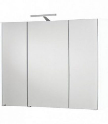 Armoire a glace avec éclairage anthracite mat, 3 portes 950x750x188 mm