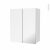 Armoire De Salle De Bains Rangement Haut Bora Blanc 2 Portes Miroir Cotes Decors L60 X H70 Xp27 Cm