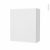 Armoire De Salle De Bains Rangement Haut Ginko Blanc 1 Porte Cotes Blancs L60 X H70 X P27 Cm