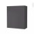 Armoire De Salle De Bains Rangement Haut Ginko Gris 1 Porte Cotes Decors L60 X H70 X P27 Cm