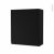 Armoire De Salle De Bains Rangement Haut Ipoma Noir Mat 1 Porte Cotes Decors L60 X H70 X P27 Cm