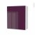 Armoire De Salle De Bains Rangement Haut Keria Aubergine 2 Portes Cotes Blancs L60 X H70 X P27 Cm