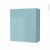 Armoire De Salle De Bains Rangement Haut Keria Bleu 1 Porte Cotes Decors L60 X H70 X P27 Cm