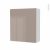 Armoire De Salle De Bains Rangement Haut Keria Moka 1 Porte Cotes Blancs L60 X H70 X P27 Cm