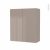 Armoire De Salle De Bains Rangement Haut Keria Moka 2 Portes Cotes Decors L60 X H70 X P27 Cm