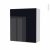 Armoire De Salle De Bains Rangement Haut Keria Noir 2 Portes Cotes Blancs L60 X H70 X P27 Cm