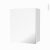 Armoire De Salle De Bains Rangement Haut Static Blanc 1 Porte Miroir Cotes Decors L60 X H70 X P27 Cm
