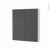 Armoire De Toilette Rangement Haut Ginko Gris 2 Portes Cotes Blancs L60 X H70 X P17 Cm