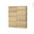 Armoire De Toilette Rangement Haut Hosta Chene Naturel 2 Portes Cotes Decors L60 X H70 X P17 Cm