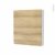 Armoire De Toilette Rangement Haut Ipoma Chene Naturel 1 Porte Cotes Blancs L60 X H70 X P17 Cm