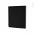 Armoire De Toilette Rangement Haut Ipoma Noir Mat 1 Porte Cotes Blancs L60 X H70 X P17 Cm