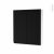 Armoire De Toilette Rangement Haut Ipoma Noir Mat 2 Portes Cotes Blancs L60 X H70 X P17 Cm