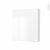 Armoire De Toilette Rangement Haut Iris Blanc 1 Porte Cotes Decors L60 X H70 X P17 Cm