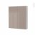 Armoire De Toilette Rangement Haut Keria Moka 2 Portes Cotes Blancs L60 X H70 X P17 Cm