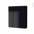 Armoire De Toilette Rangement Haut Keria Noir 1 Porte Cotes Decors L60 X H70 X P17 Cm