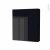 Armoire De Toilette Rangement Haut Keria Noir 2 Portes Cotes Decors L60 X H70 X P17 Cm