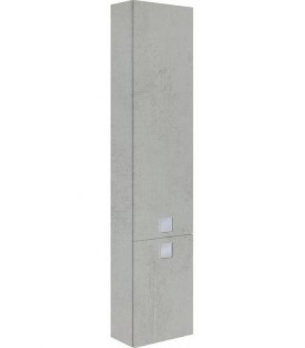 Armoire haute, decor chene gris pierre Série MBL 2 portes ouverture droite 350x1625x208 mm