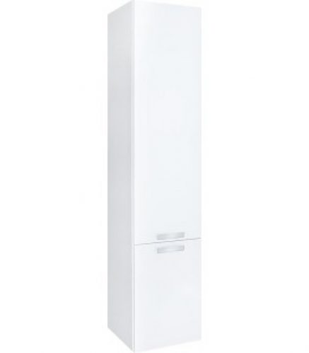 Armoire haute S. MBB 2 portes blanc mat butee a gauche 350x1625x208mm