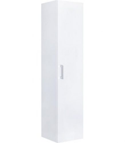 Armoire haute Serie MAA 1 porte blanc brillant ouverture gauche lxHxP 350x1585x370 mm