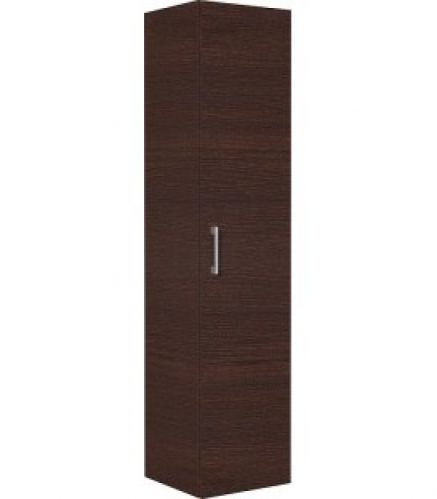 Armoire haute Serie MAA 1 porte chene foncé ouverture gauche lxHxP 350x1585x370 mm