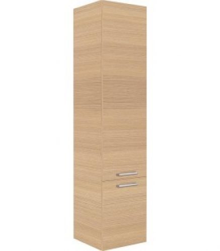 Armoire haute Serie MAA 2 portes chene clair ouverture gauche lxHxP 350x1585x370 mm