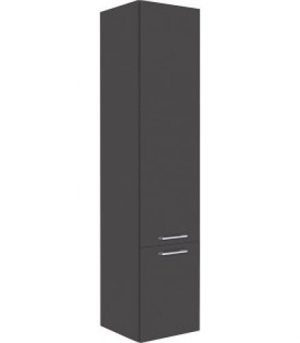 Armoire haute serie MAA 2portes anthracite brillant, butée à droite, 350x1585x370mm