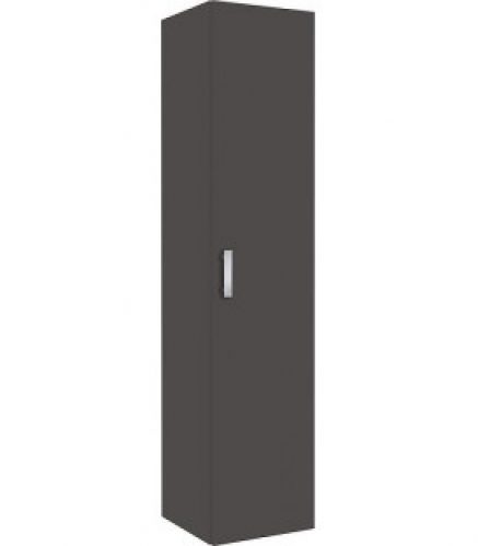 Armoire haute serie MAB, 1porte anthracite mat. butée à droite 350x1585x370mm