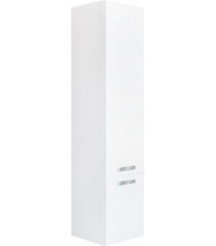 Armoire haute serie MAB 2 portes blanc mat butée à droite 350x1585x370mm