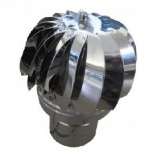 Aspirateur éolien pour toiture – Inox