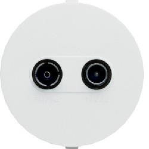 ateha Prise TV + FM associable HAGER WJA253