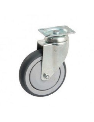 AVL 550833O Roulette pivotante à platine rectangulaire Ø 125 charge…