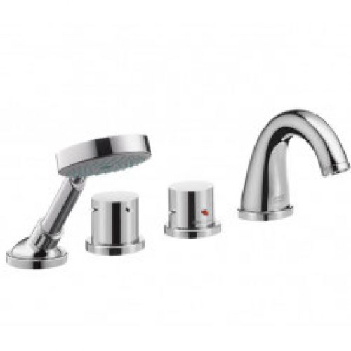 Axor Starck Puro Set de finition 4 trous thermostatique bain/douche – Chromé