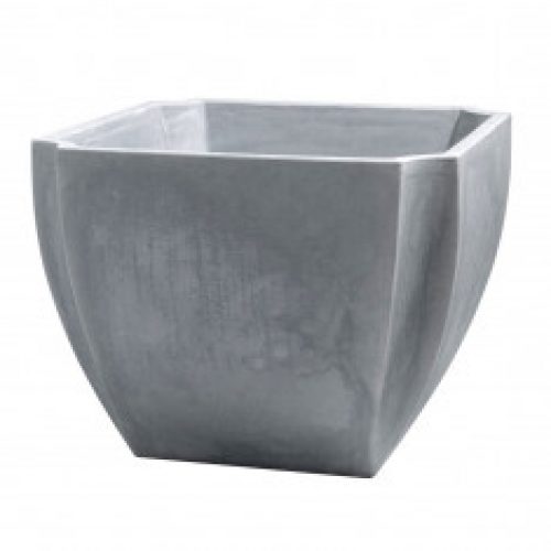 Bac à arbustes PALMEA Gris – carré 70 x 70 x 55cm – 110L
