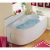 Baignoire asymétrique Elba duo + tablier – mur à gauche – 160 x 100 cm – Twinzen² – ALLIBERT