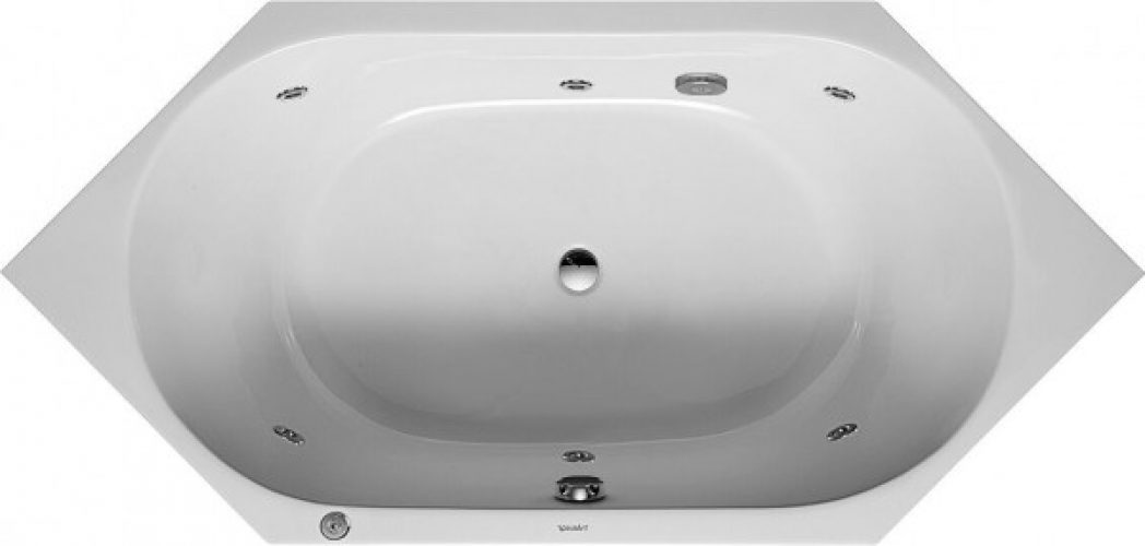 Baignoire Balneo 2 Places Duravit D-Code 1900x1900mm