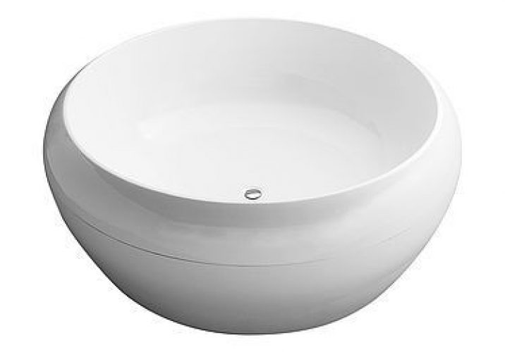 Baignoire Balneo VitrA Istanbul Ronde îlot 1600x560mm